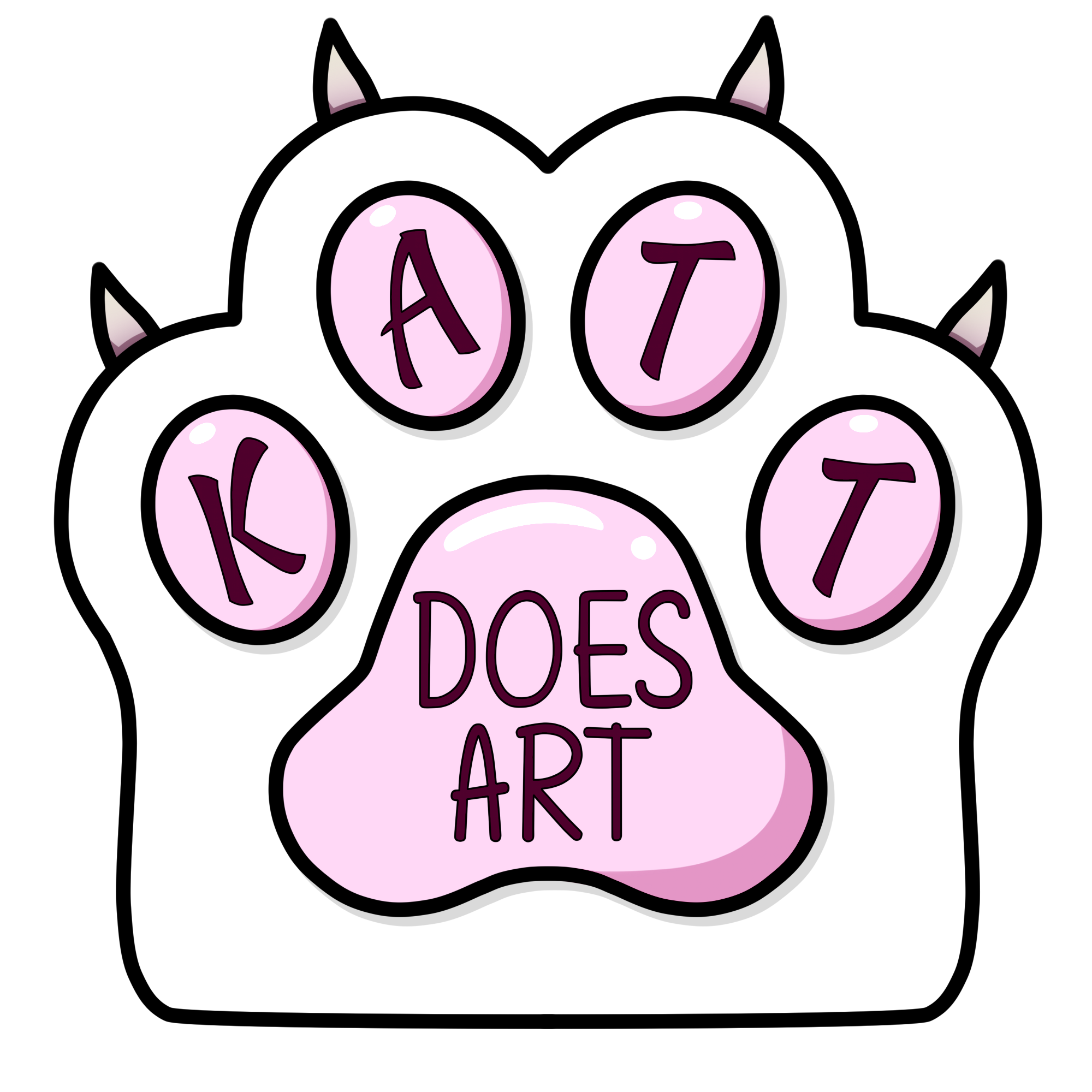 KattDoesArt's Watermark Logo